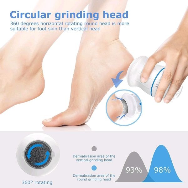 Electric Foot Callus Remover With Built-in Vacuum